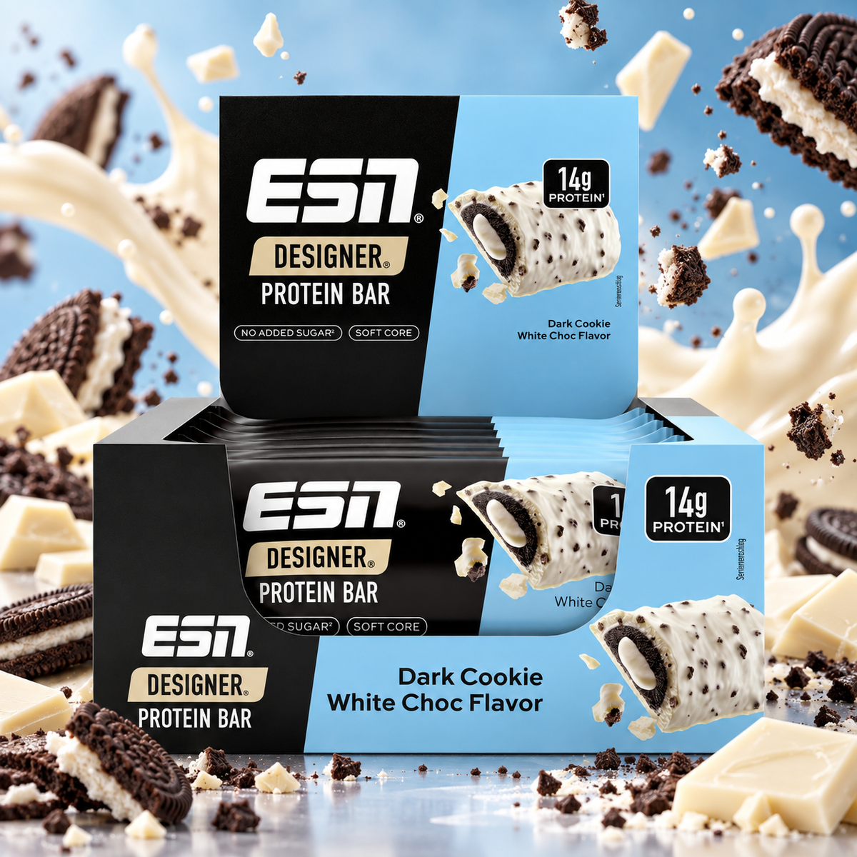 ESN Designer Protein Bar – 12 × 45 g - verschiedene Sorten