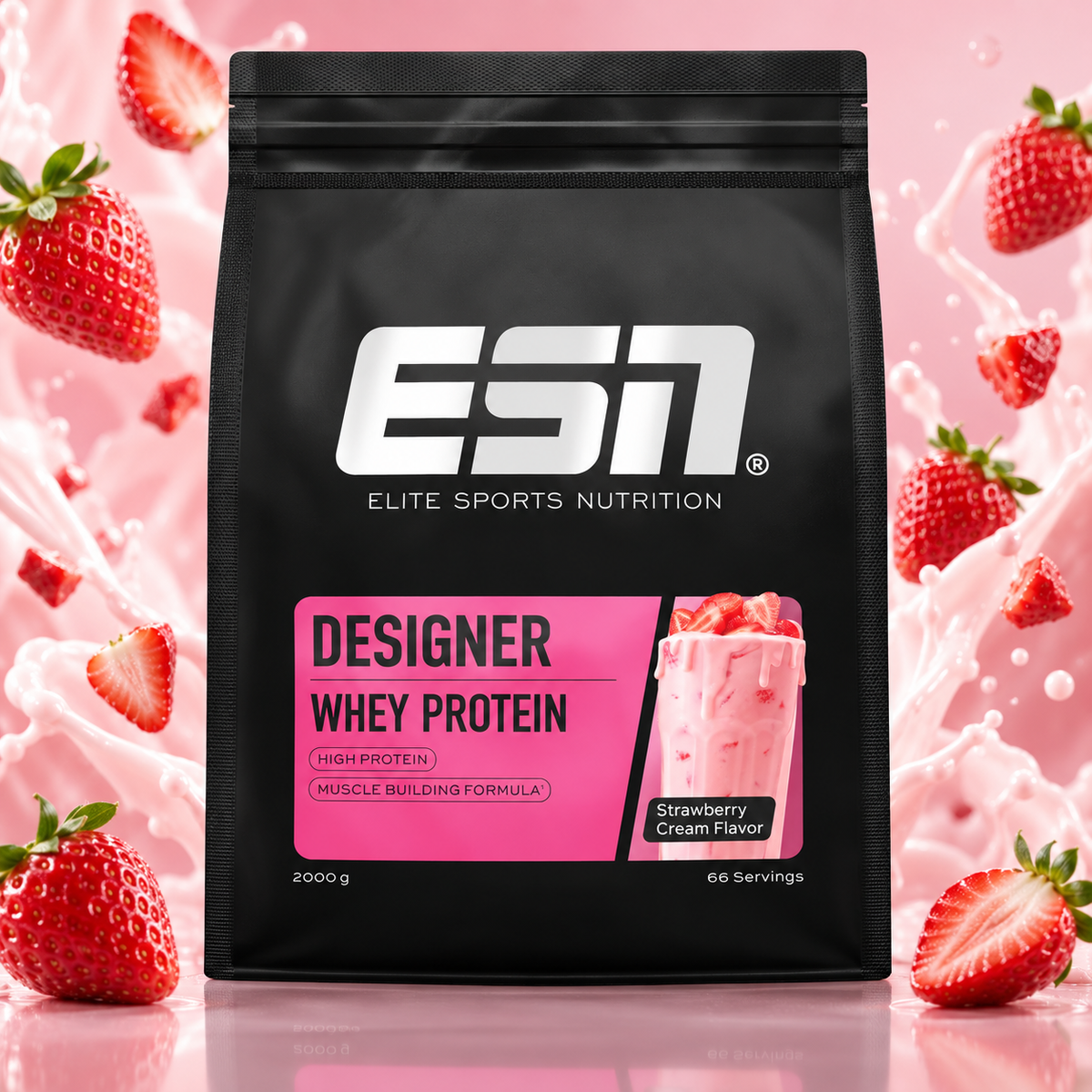 ESN Designer Whey Protein – 2000 g | Proteinpulver – verschiedene Sorten