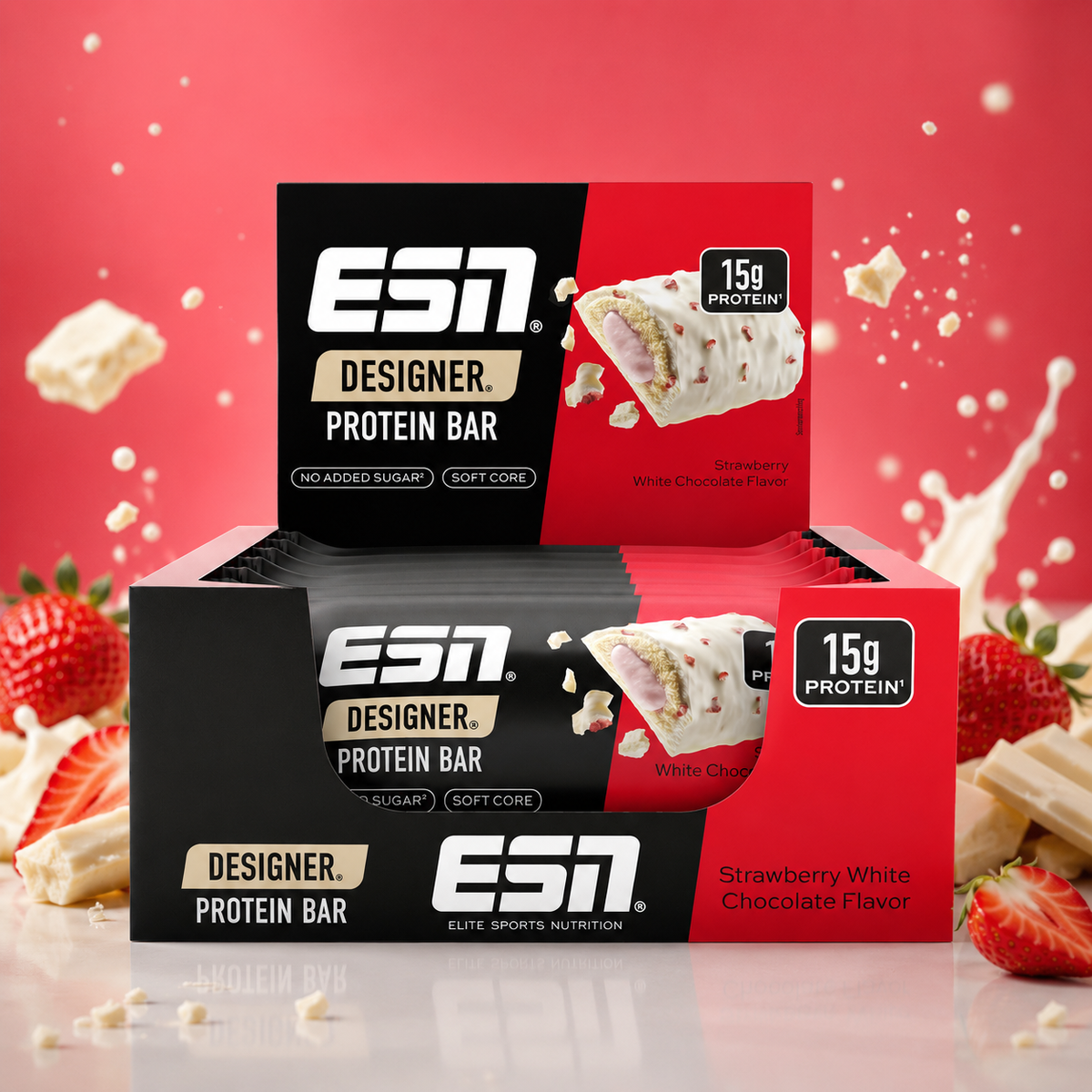 ESN Designer Protein Bar – 12 × 45 g - verschiedene Sorten